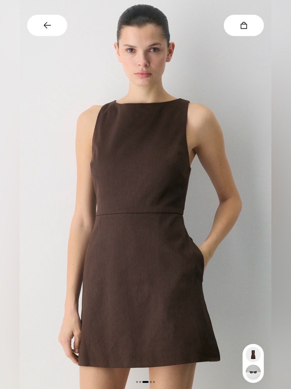 NWT Babaton Bond Linen Dress